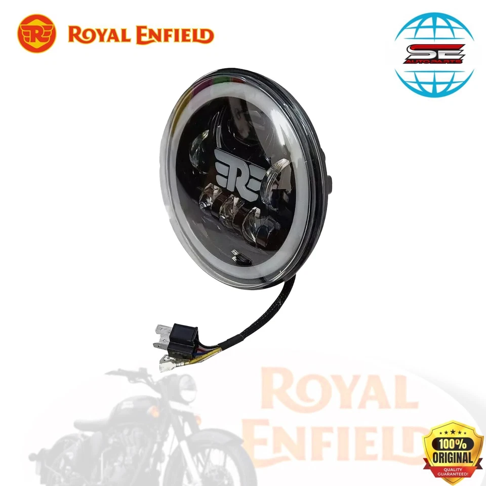 NEUER RE LED SCHEINWERFER FÜR ROYAL ENFIELD HUNTER 350 METEOR 350 NEW CLASSIC... - Bild 3 von 4