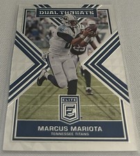 2018 Donruss Elite Football Marcus Mariota Tennessee Titans Dual Threats Silver