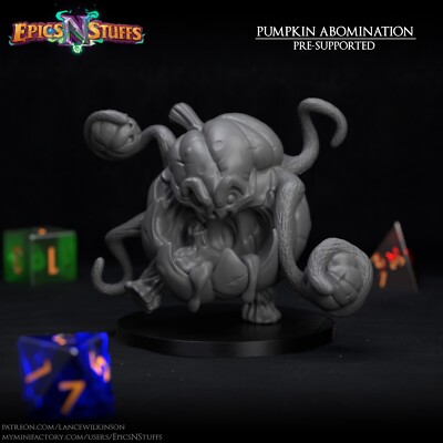 Pumpkin Abomination by Epics N Stuffs | D&D | DnD | Print on Demand