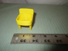 Fisher Price Little People Sweet Sounds Big Helpers Home yellow chair seat part