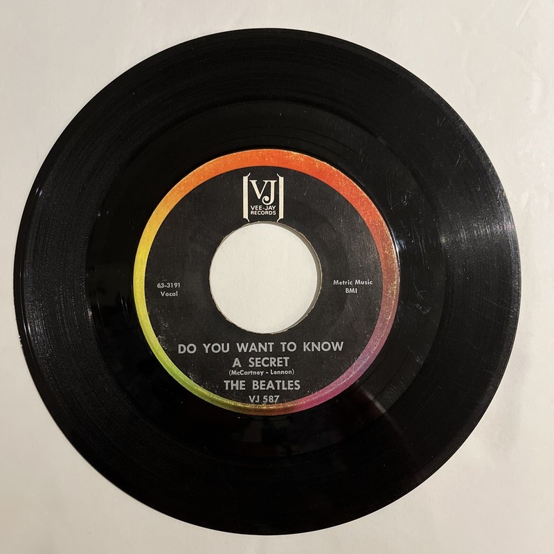 The Beatles - Do You Want to Know a Secret/Thank You Girl 45 rpm 1964 Rock
