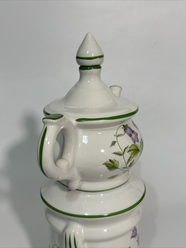 Unique Teapot Shaped Decanter, Revol France, Porcelain Veritable, 27cm Tall - Picture 9 of 13