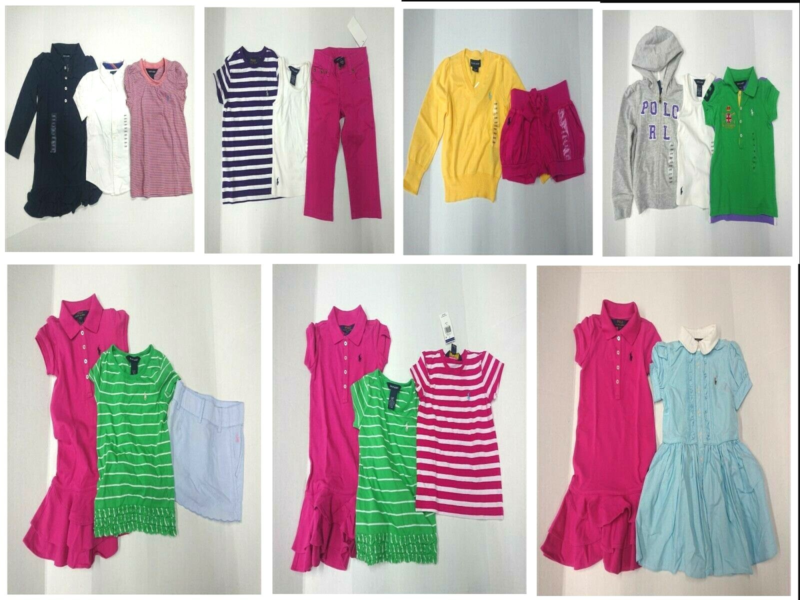 Polo Ralph Lauren Kids Girls Size 3T Clothes Lot New with Tag