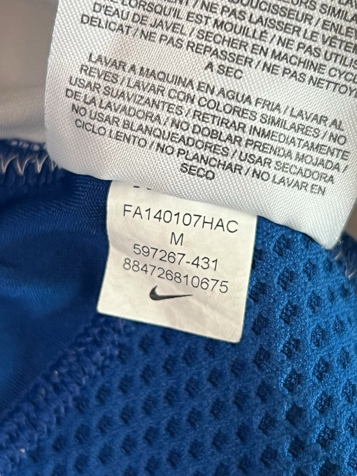 Men's Nike Dri-Fit NFL On Field Indianapolis Colts Athletic Shorts Size Medium