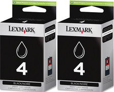New Genuine Lexmark 4 2PK Box Ink Cartridges X Series X5690 X2690 Z Series Z2520