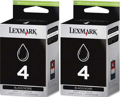 New Genuine Lexmark 4 2PK Ink Cartridges Z Series Z2520 Z2390 X Series ...