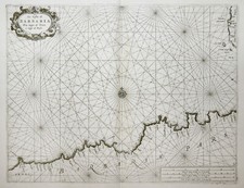 Algeria Sardegna Originale Incisione Cartina Geografica Coronelli 1697