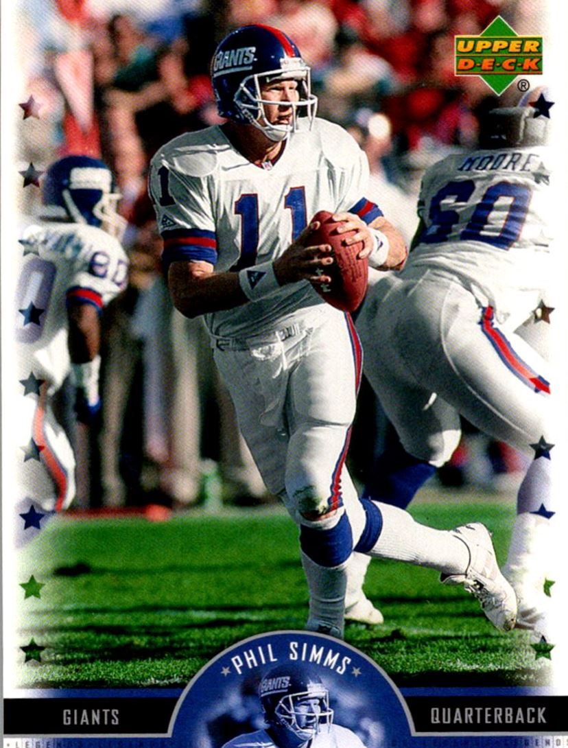 2005 Upper Deck Legends Phil Simms New York Giants #64