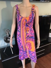 VERSACE VINTAGE RUNWAY SEXY Open Back Mini Dress