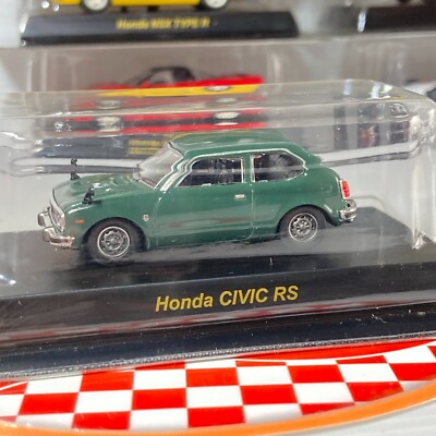 Kyosho 1/64 Honda Civic NSX Integra CR-X RA272 Diecast model car