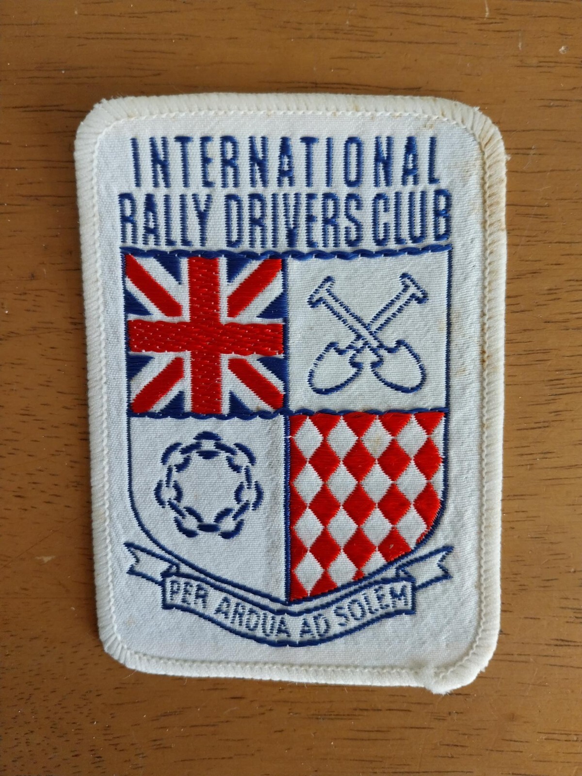 International Rally Drivers' Club Unused Jacket Patch | eBay
