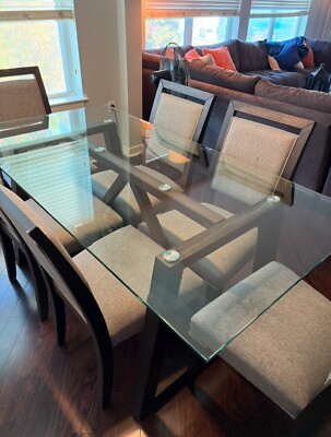 7 piece dining table set | eBay