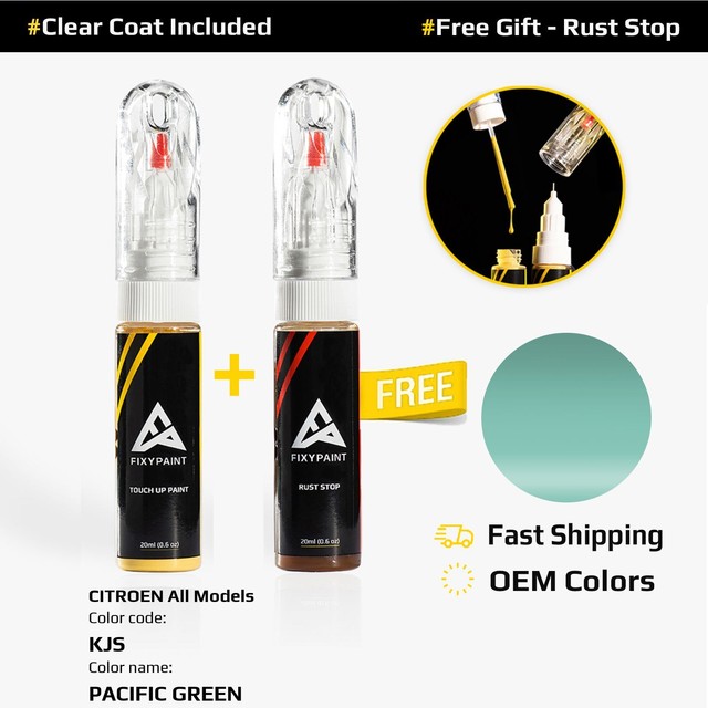 Car Touch Up Paint For CITROEN All Models Code: KJS PACIFIC GREEN Car Touch Up Paint For CITROEN All Models Code: KJS PACIFIC GREEN