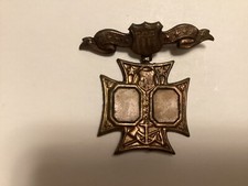 1889 President Benjamin Harrison & Levi Morton Campaign Pin BH-3217