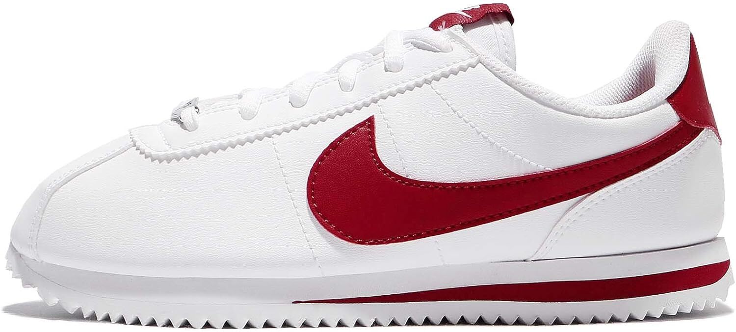 Кроссовки для больших детей Nike Cortez Basic SL Белые/Спортивные красные (904764 101)