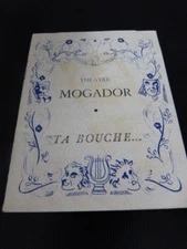 mogador theater program "your mouth" (samg)