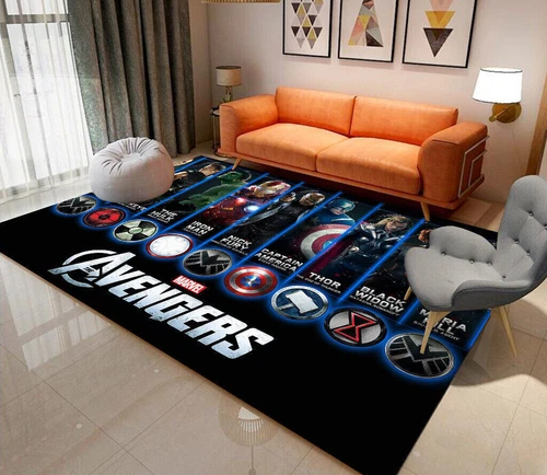 Alfombra 3D Marvel Avengers Spider Man Alfombra Puerta Alfombra Suelo Silla Alfombra-- - Imagen 33 de 47