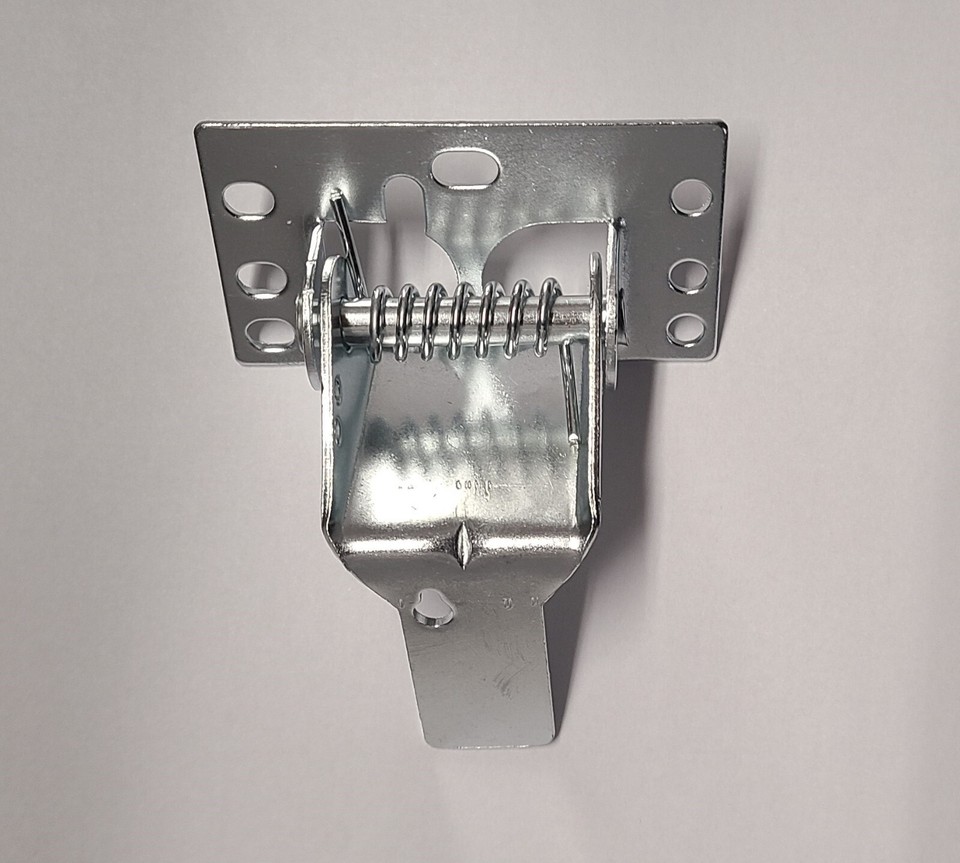 2 Garage Door Lock Latch Spring Loaded Auto Sides - PAIR (latches only ...