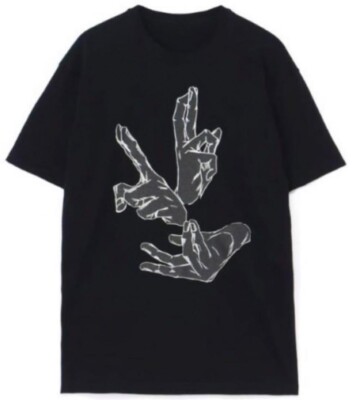 GroundY × Jujutsu Kaisen Satoru Gojo's Hands T-Shirt Free Size