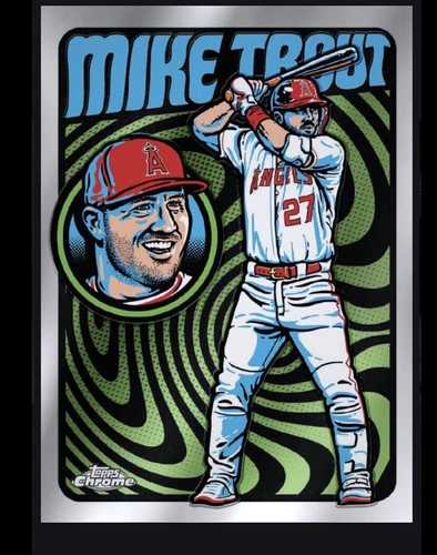 2024 TOPPS Chrome Ultra Violet All-Stars - MIKE TROUT ( Topps Bunt DigitaI card