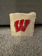 Wisconsin Badgers Landscaping Rock Decoration