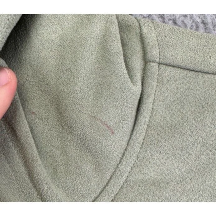 Chaqueta con Capucha Dressbarn Mujer Mediana M Verde Cremallera Completa Bolsillos Damas NUEVA Foto 4 de 4