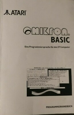 Atari ST Omikron BASIC Bedienungshandbuch (1986) deutsch