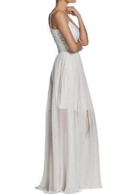 white christmas dresses Yellow Pacific Tides Crochet Maxi Dress