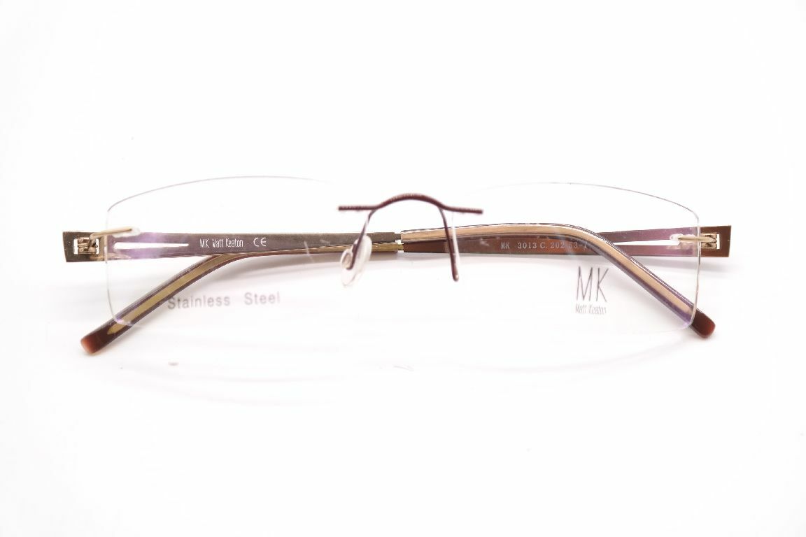 Monture De Lunettes Matt Keaton MK 803 Couleur Brun, 53-20-140, Neuve Avec étiquettes
