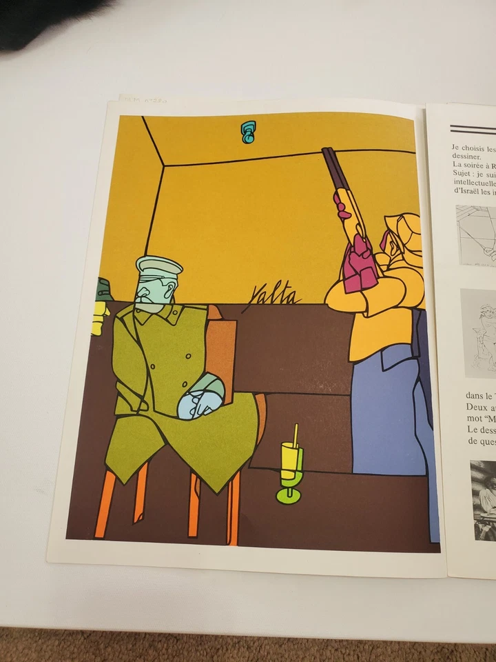 Derrière le Miroir NO. 220 Complete Featured Valerio Adami Lithography - Image 4 of 4