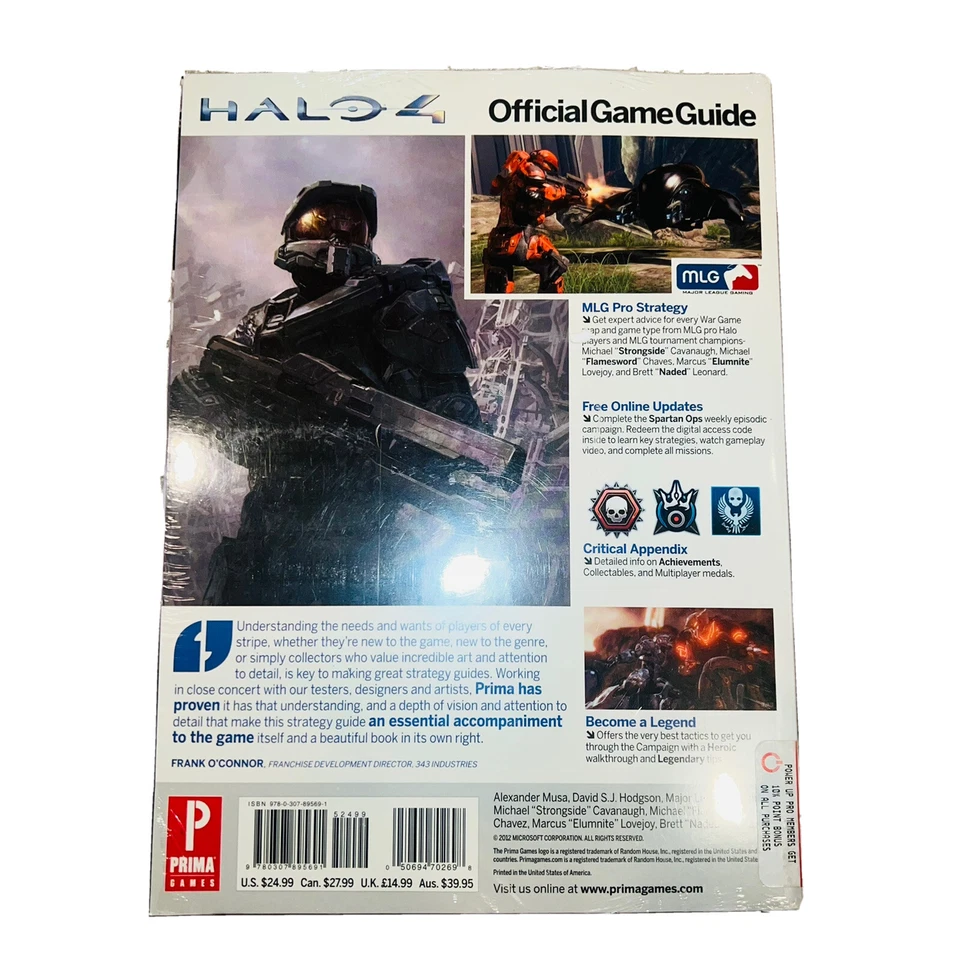 [NEW, SEALED] Halo 4 Official Strategy Guide Xbox 360 - Image 2 of 2