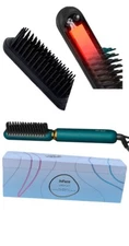 inFace 2-1 ION Heating Hair Curling Straightener Styling Comb Brush Styler Tools