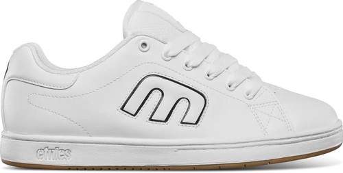 Zapatos de skate Etnies Callicut blancos negros para hombre 9,5 / para mujer 11 #382161 - Imagen 3 de 6