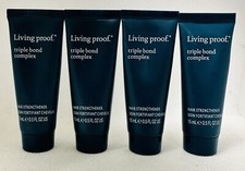 4 Pack Living Proof Triple Bond Complex Hair Strengthener 0.5oz ea- 2 oz