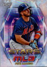 2023 TOPPS SERIES 1 BASEBALL #SMLBC-24 PETE ALONSO STARS OF THE MLB CHROME