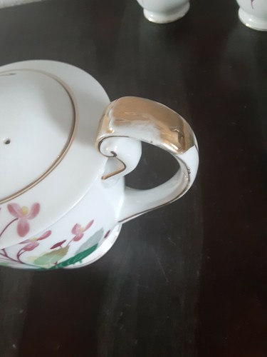 OCCUPIED JAPAN UCAGCO UCA17 CHINA TEA, PLATE, SET PINK FLORAL #20311 - Picture 7 of 12