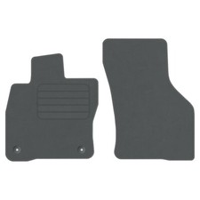 Veloursfußmatten für Seat Leon IV PHEV ab Bj. 2020 Automatten NEU VORNE GRAU STD