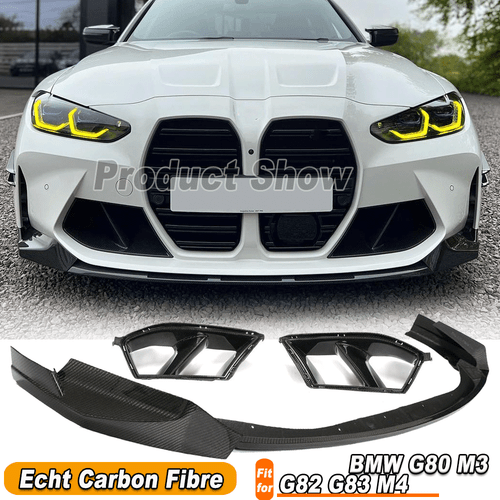 Carbon Frontlippe Lufteinlass Entlüftung Passt für BMW G80 M3 G82 M4 2021+2024 - Bild 1 von 12