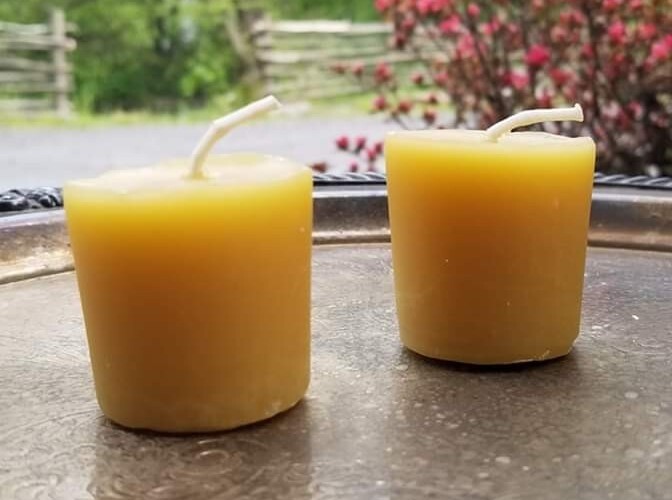 🐝 100% Beeswax Votives Candles  🐝