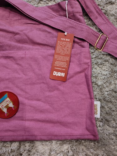 Visit Dubai Deep Pink Tote Bag Little Majlis NWT - Picture 3 of 7