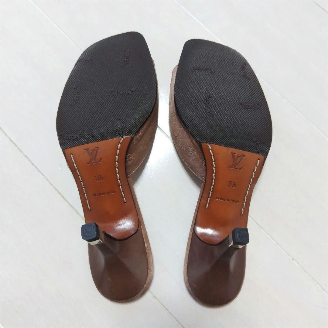 最終価格‼️LOUIS VUITTON  モノグラムミニミュール  40 26cm LOUIS VUITTON ルイヴィトン サンダル ミュール リバイバル
