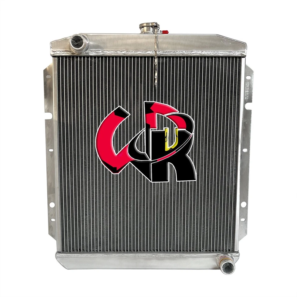 Radiador de aluminio para Buick Special Super Roadmaster 1950-1952 con Chevy l8 2 filas Foto 3 de 4