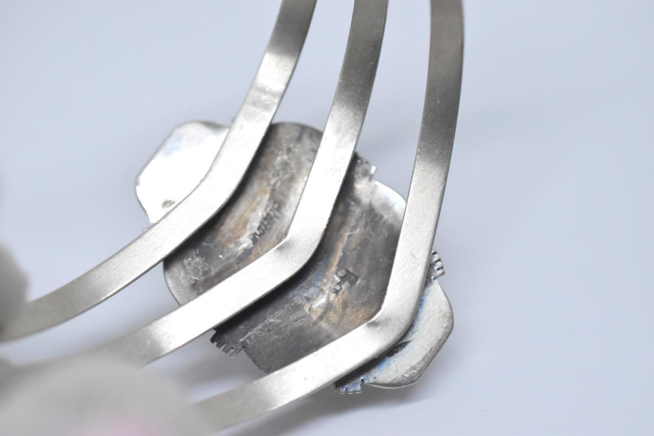 Native American Signed Multi Semi-Precious Mosaic… - image 5