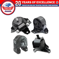 Fits 2006-2008 Hyundai Sonata 2.4L Engine Motor & Trans Mount Set 4pcs : A7162