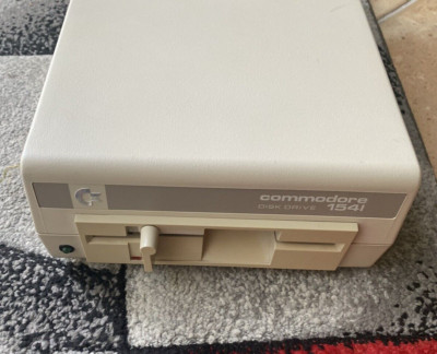 Vintage RARE 1541 Disk Laufwerk US110V für Commodore 64 128 128D C16 116 F#796