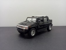 Hummer H2 2005 schwarz Modellauto mit Rückzugmotor 
