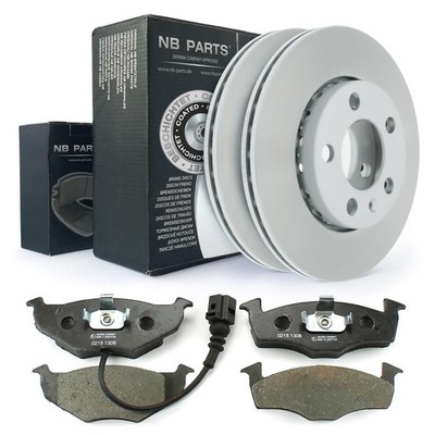Bremsscheiben Bremsbeläge WK vorne 239mm für Skoda Fabia I 6Y II VW Polo IV 9N