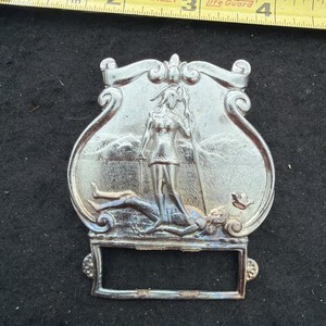 Vintage Obsolete Virginia Police Hat Shield