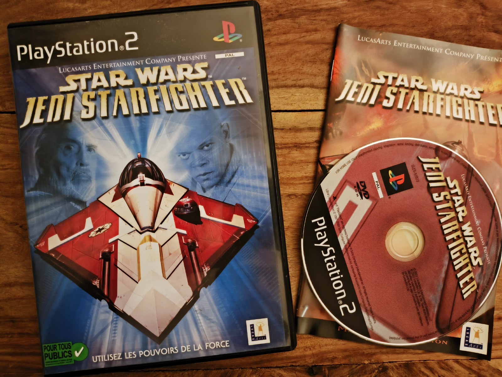 JEU SONY PS2 STAR WARS jedi starfighter - complet - VF