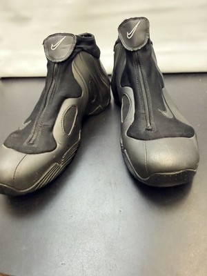 Nike Air Flightposite Black Silver OG 1999 Size 13 Sneakers w/ Box